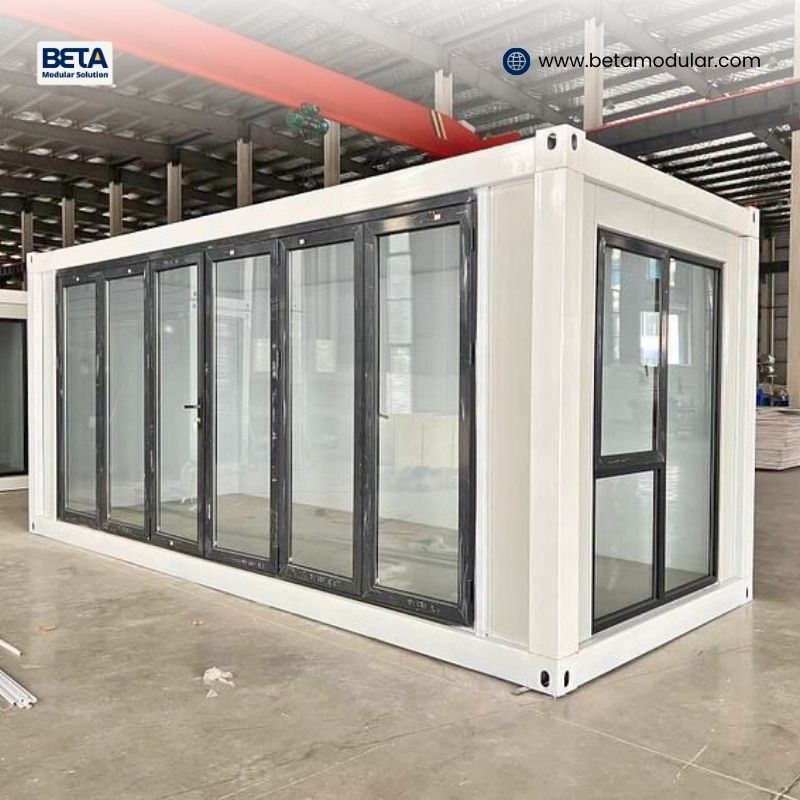 Kios modular prefabrikasi