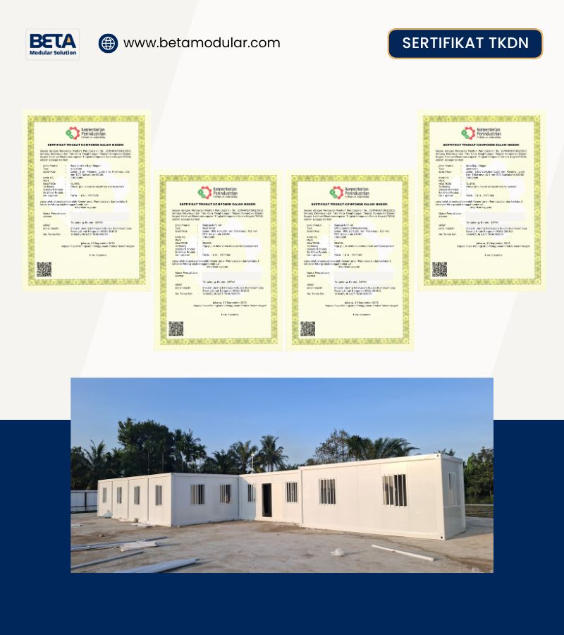 Sertifikat Rumah Modular TKDN