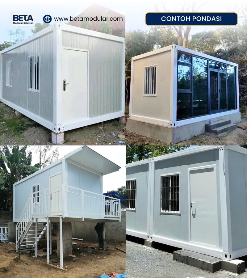 fondasi rumah modular