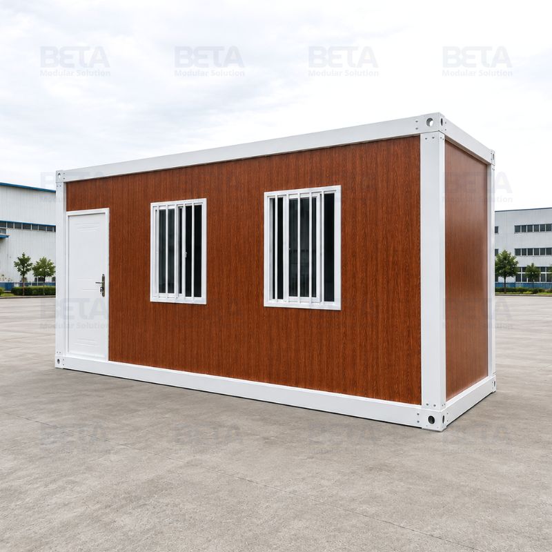 Rumah modular detachable cokelat 3x6 Rumah modular detachable cokelat 3x6